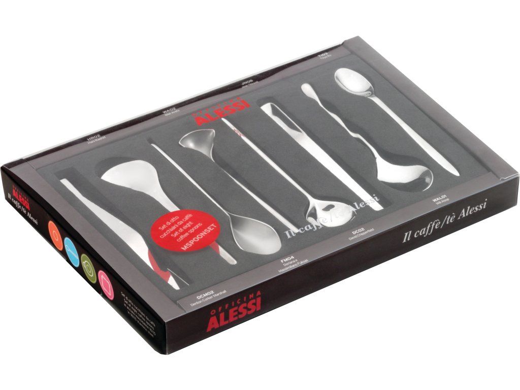 Designové kávové lžičky, set 8 ks