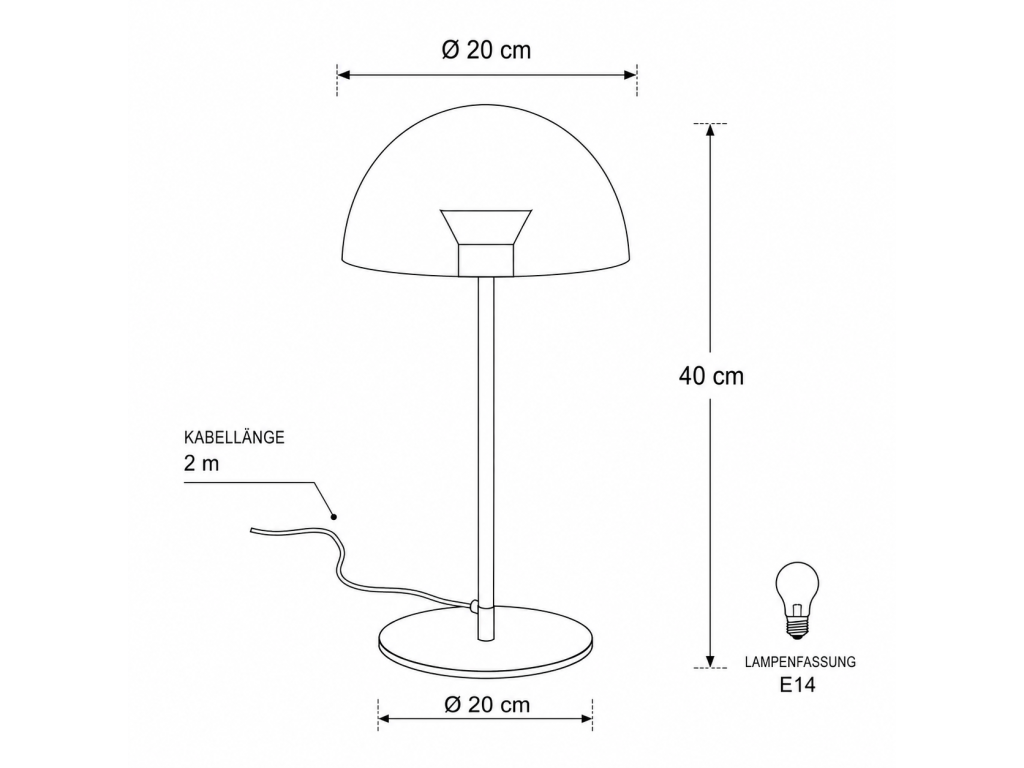Stolní lampa Helen