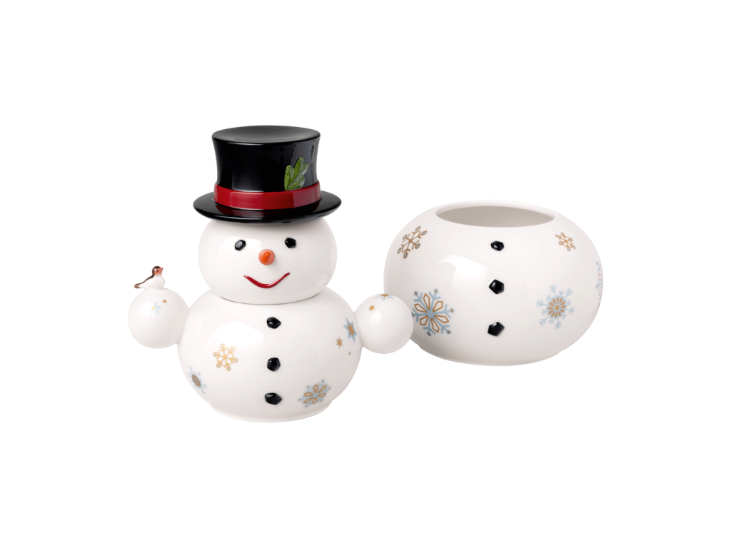 Vánoční dóza sněhulák, kolekce Christmas Toys Memory