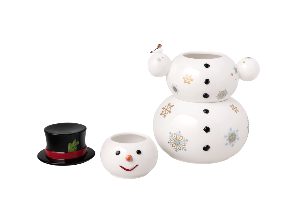 Vánoční dóza sněhulák, kolekce Christmas Toys Memory