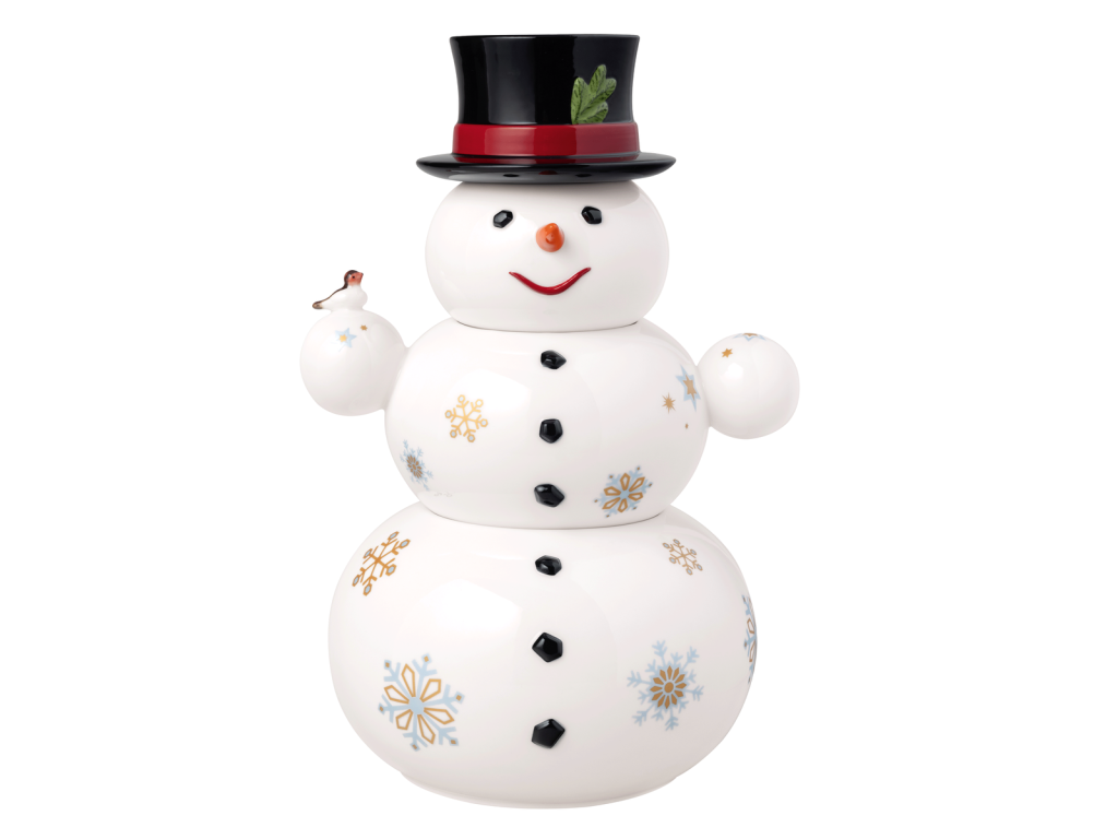 Vánoční dóza sněhulák, kolekce Christmas Toys Memory