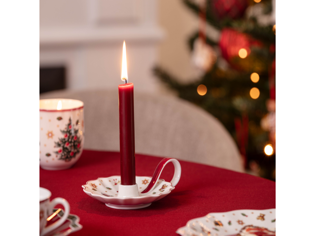 Vánoční svícen na kónickou svíčku, kolekce Toy's Delight Decoration