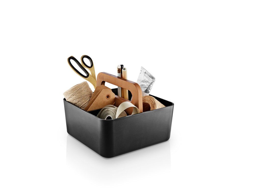 Úložný box Nordic kitchen malý, černý