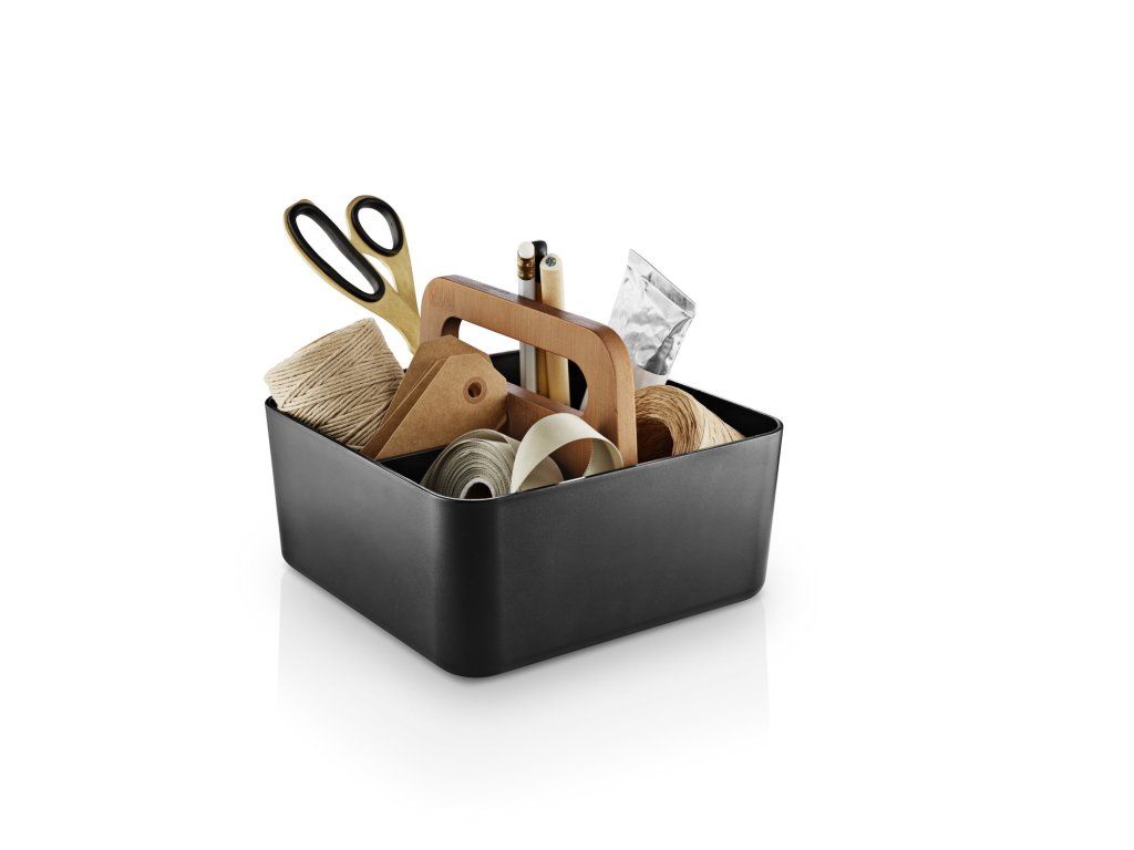 Úložný box Nordic kitchen malý, černý