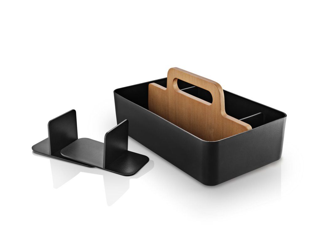 Úložný box Nordic kitchen střední, černý