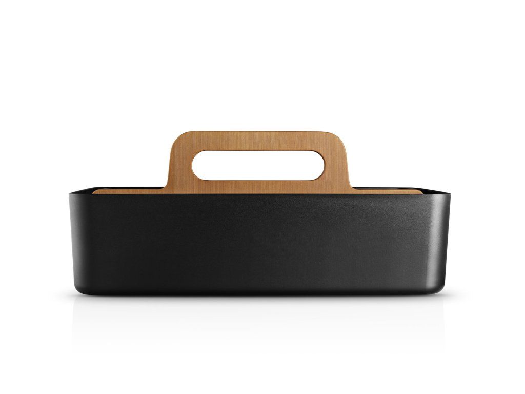Úložný box Nordic kitchen střední, černý