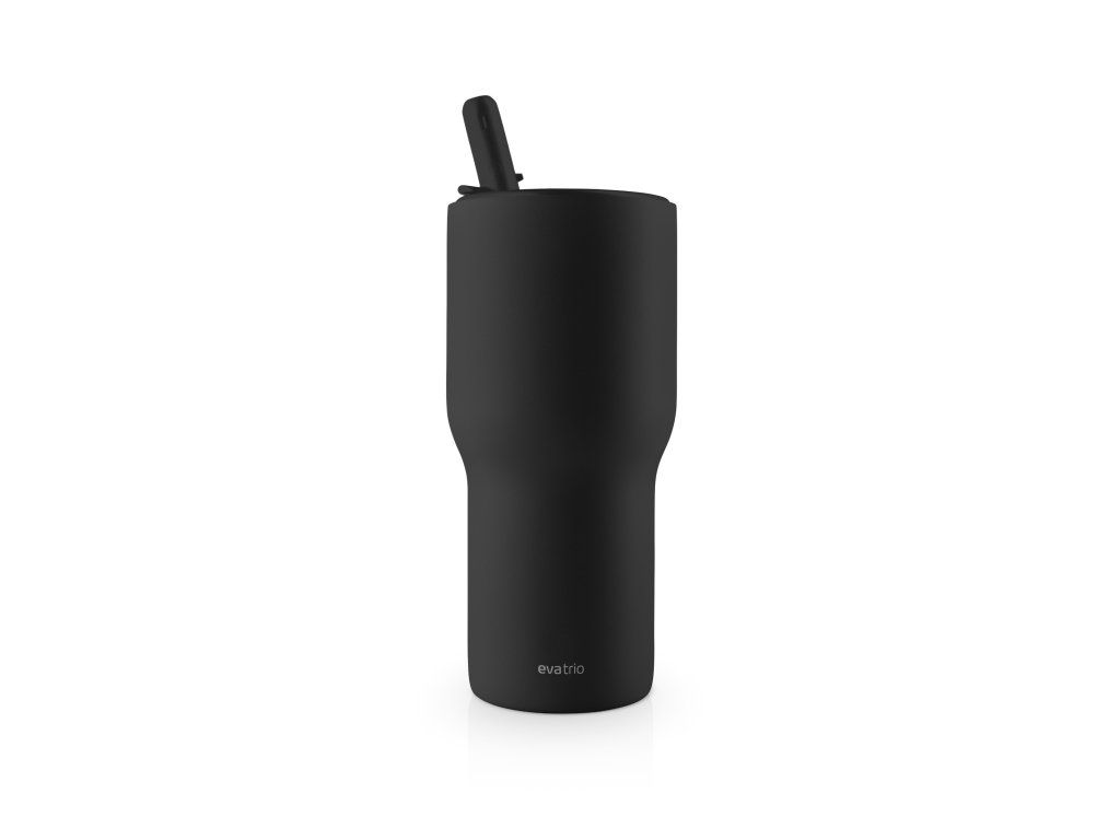 Cestovní termosklenice Sip'n'Go 0,6 l s brčkem, černá