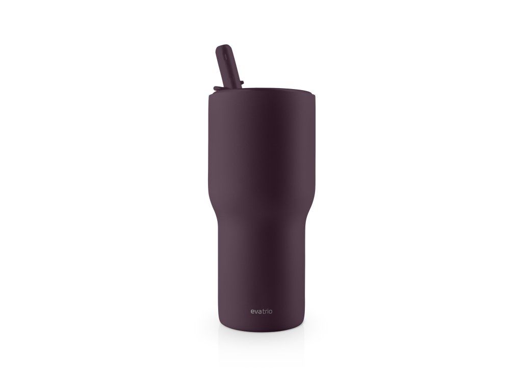 Cestovní termosklenice Sip'n'Go 0,6 l s brčkem, fialová Fig purple