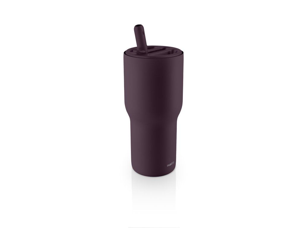 Cestovní termosklenice Sip'n'Go 0,6 l s brčkem, fialová Fig purple