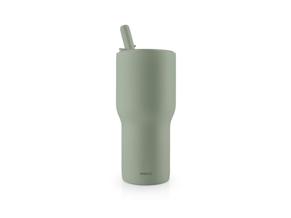 Cestovní termosklenice Sip'n'Go 0,6 l s brčkem, zelená Green goddess