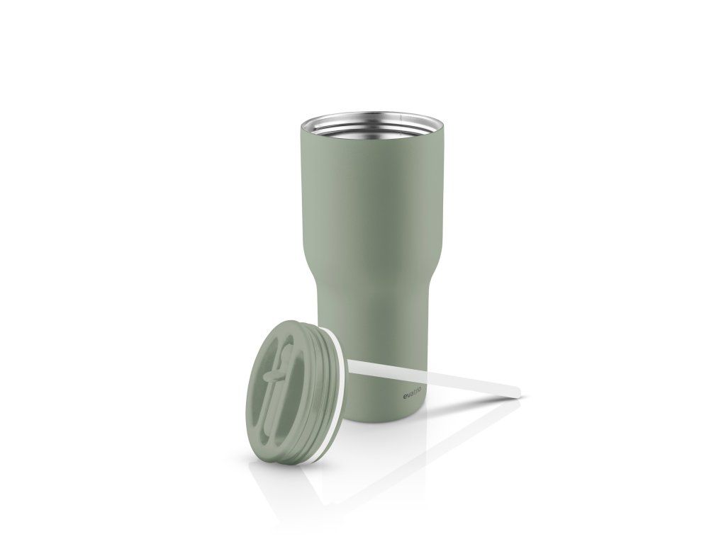 Cestovní termosklenice Sip'n'Go 0,6 l s brčkem, zelená Green goddess
