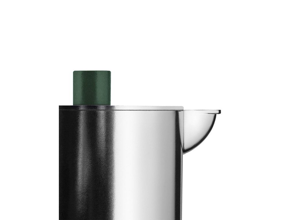 Capac de ceainic Vite cu buton verde - Alessi