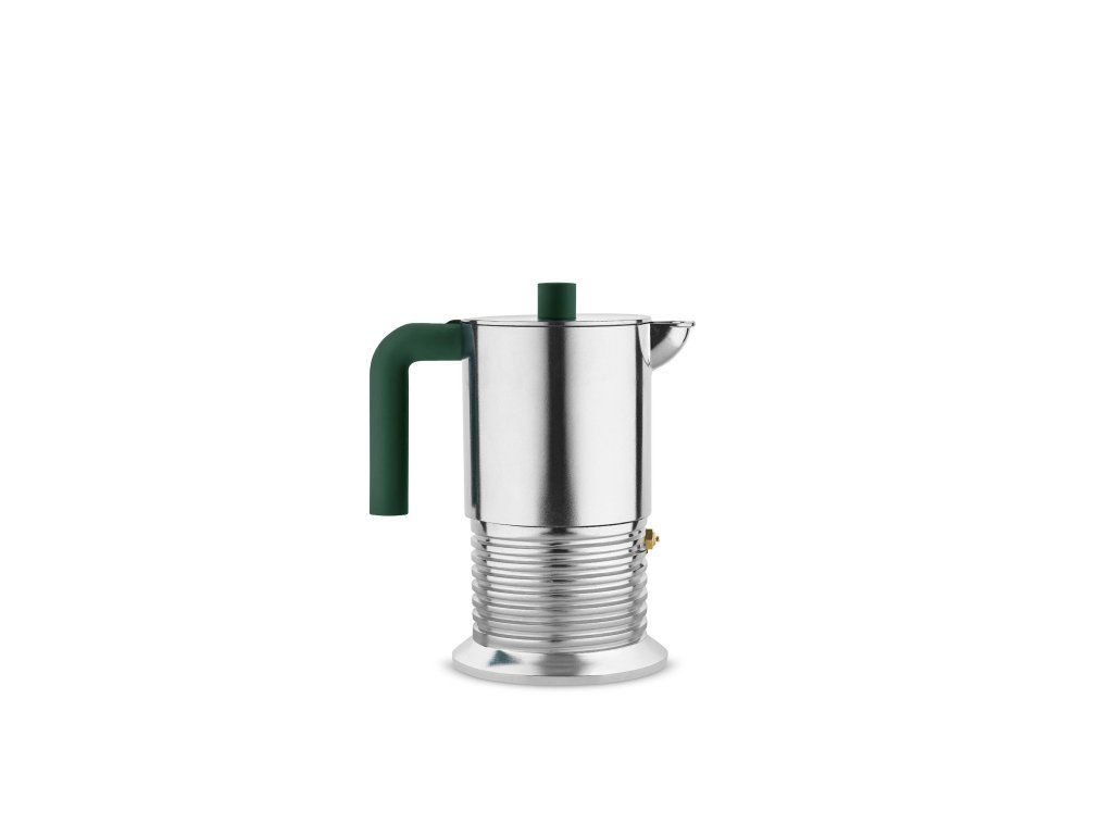 Espressor Moka Vite pentru 6 cești, verde - Alessi