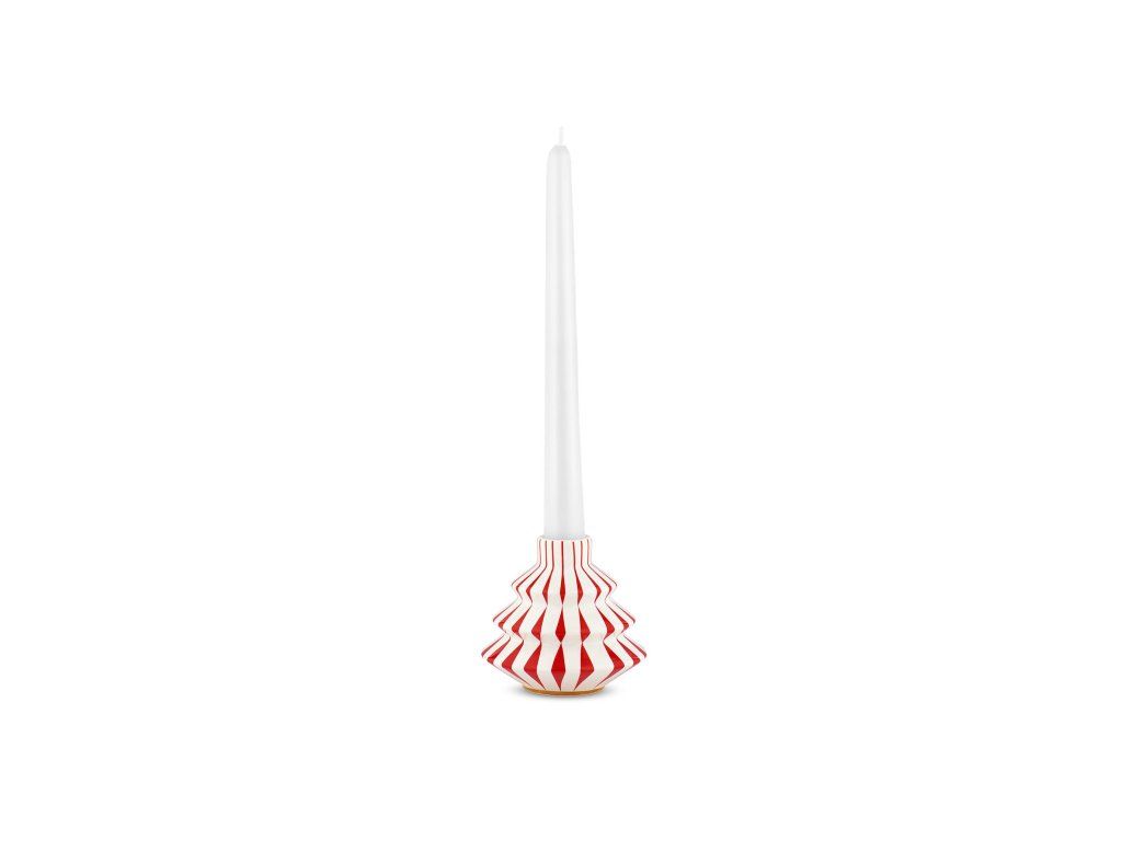 Sfeșnic Delight cu lumânare conică albă - Alessi