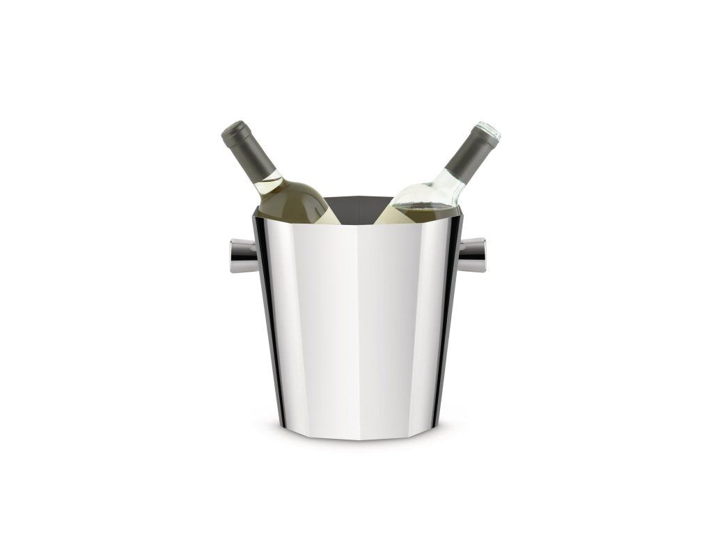 Răcitor Eugenia cu două sticle de vin alb - Alessi