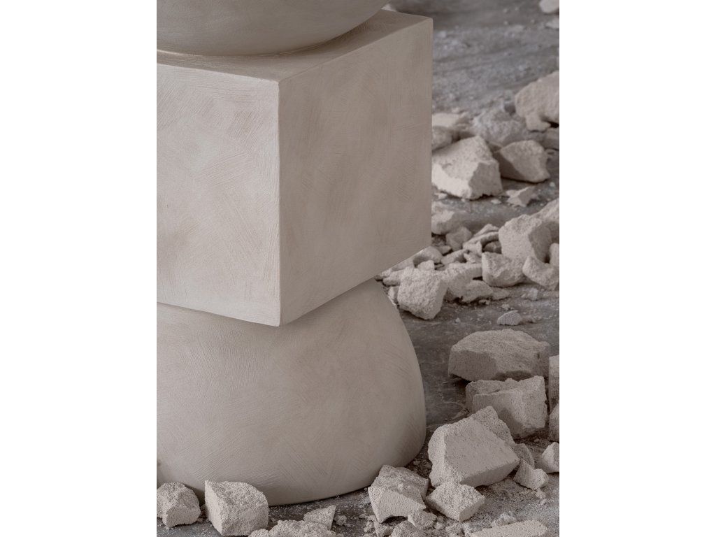 Květináč Sereno, barva alabastrová, vel. ø 44 cm | v. 65 cm