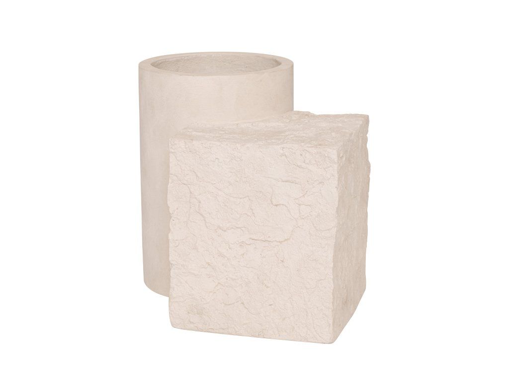 Květináč Elysian, barva alabastrová, vel. ø 30 cm | v. 44 cm