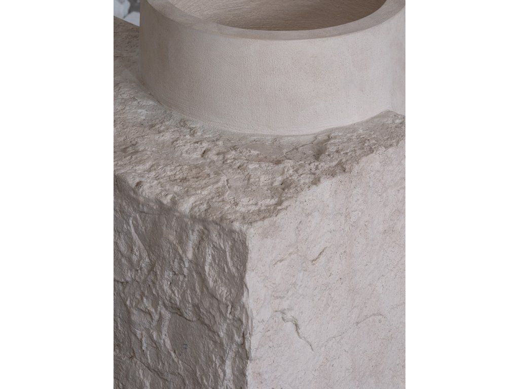 Květináč Alto, barva alabastrová, vel. ø 30 cm | v. 44 cm