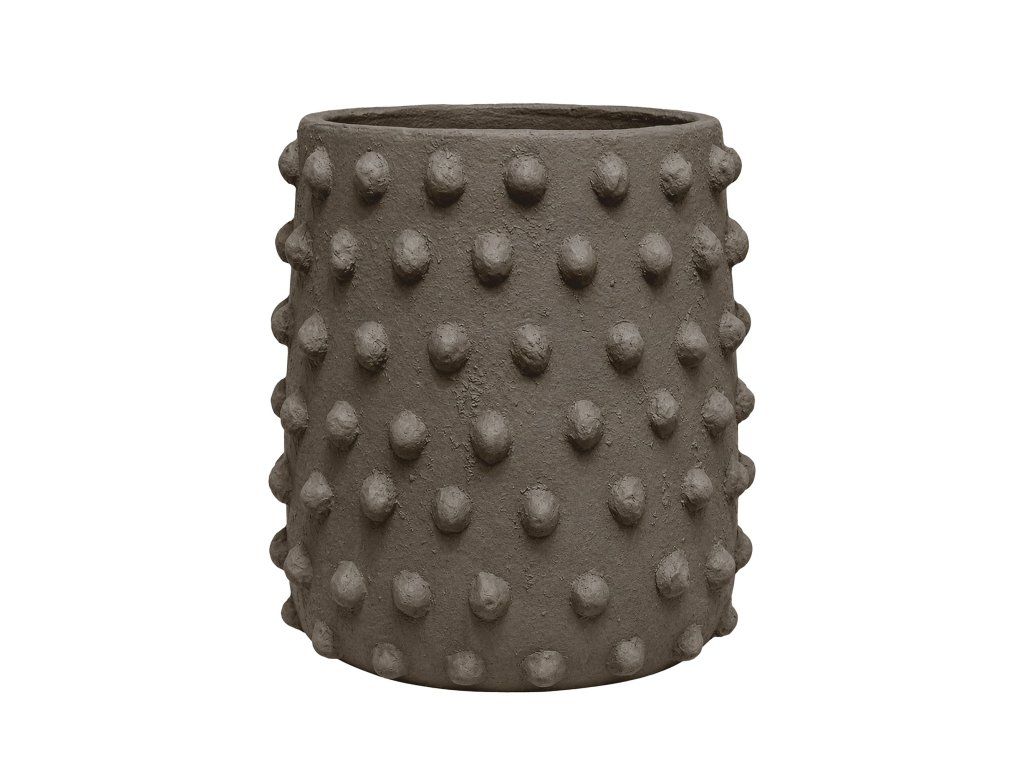 Květináč Ella, barva oblázkově taupe, více velikostí