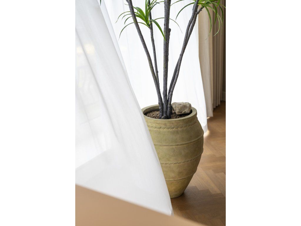 Květináč Romera, barva mechově béžová, vel. XL - ø 53 cm | v. 67 cm