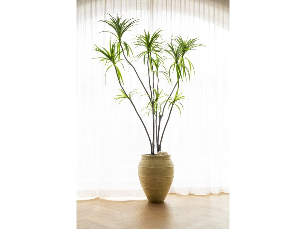 Květináč Romera, barva mechově béžová, vel. XL - ø 53 cm | v. 67 cm