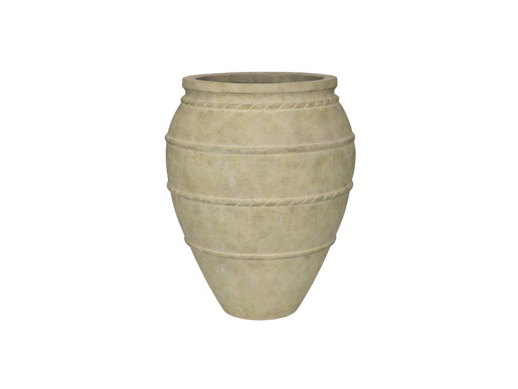 Květináč Romera, barva mechově béžová, vel. XL - ø 53 cm | v. 67 cm