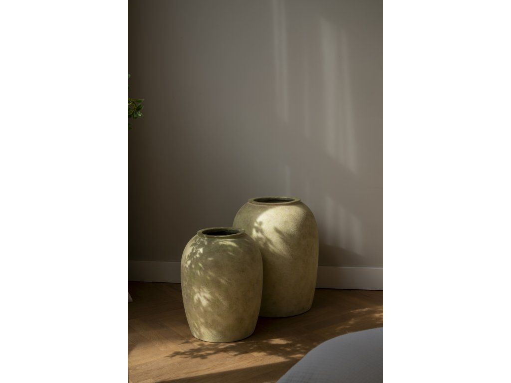 Květináč Luma, barva mechově béžová, vel. S - ø 40 cm | v. 51 cm