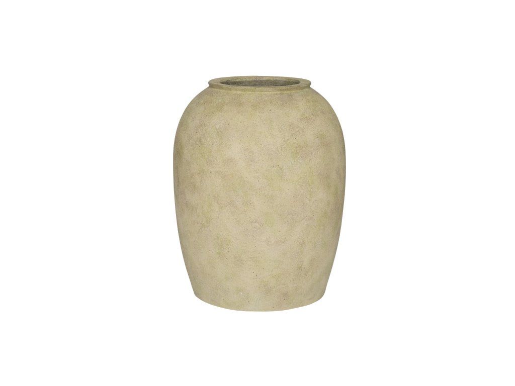 Květináč Luma, barva mechově béžová, vel. S - ø 40 cm | v. 51 cm