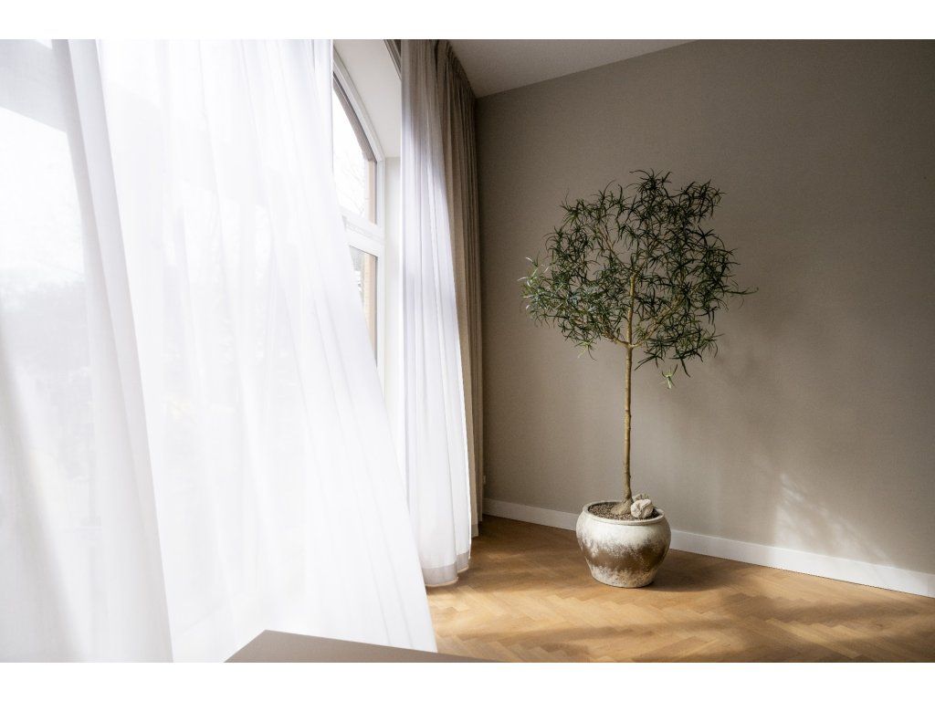 Květináč Nendo, barva kouřově hnědá, vel. XL - ø 60 cm | v. 45 cm