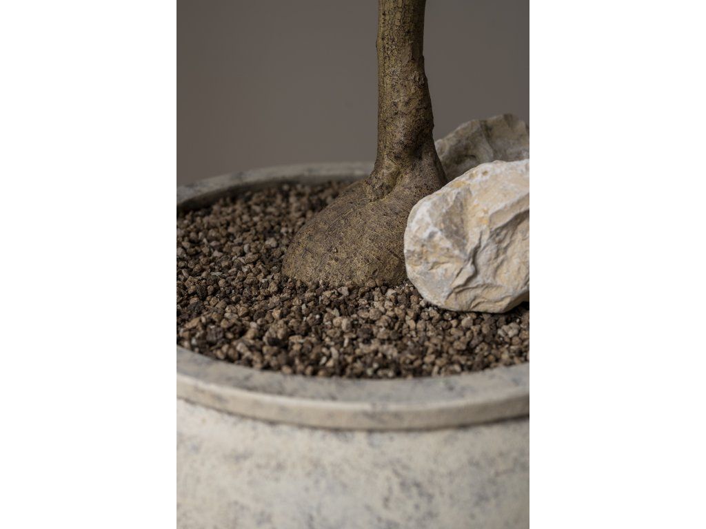 Květináč Nendo, barva kouřově hnědá, vel. XL - ø 60 cm | v. 45 cm