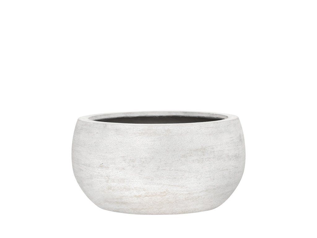 Květináč Dara, barva ovesně bílá, vel. L - ø 61 cm | v. 30,5 cm