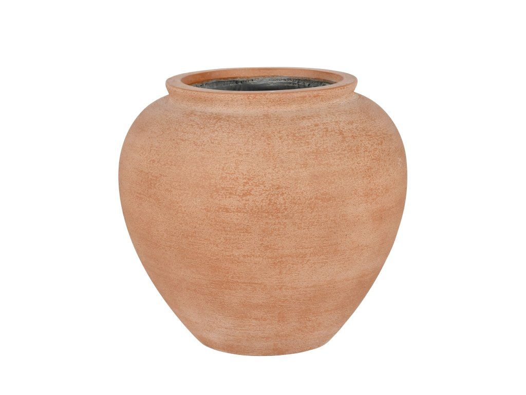 Květináč Orba, barva kořeněná terakota, vel. L - ø 52 cm | v. 48 cm