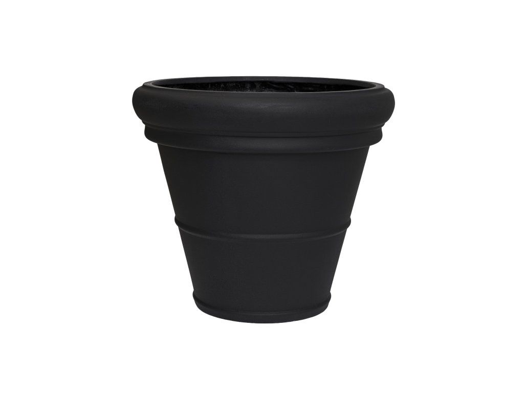 Květináč Jumbo Bucket Low Classic, barva černá, více velikostí