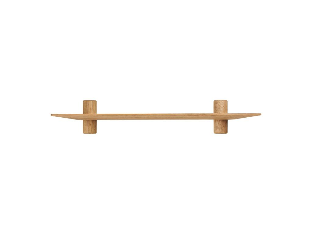 Nástěnná police Calcata, dub, 110 cm