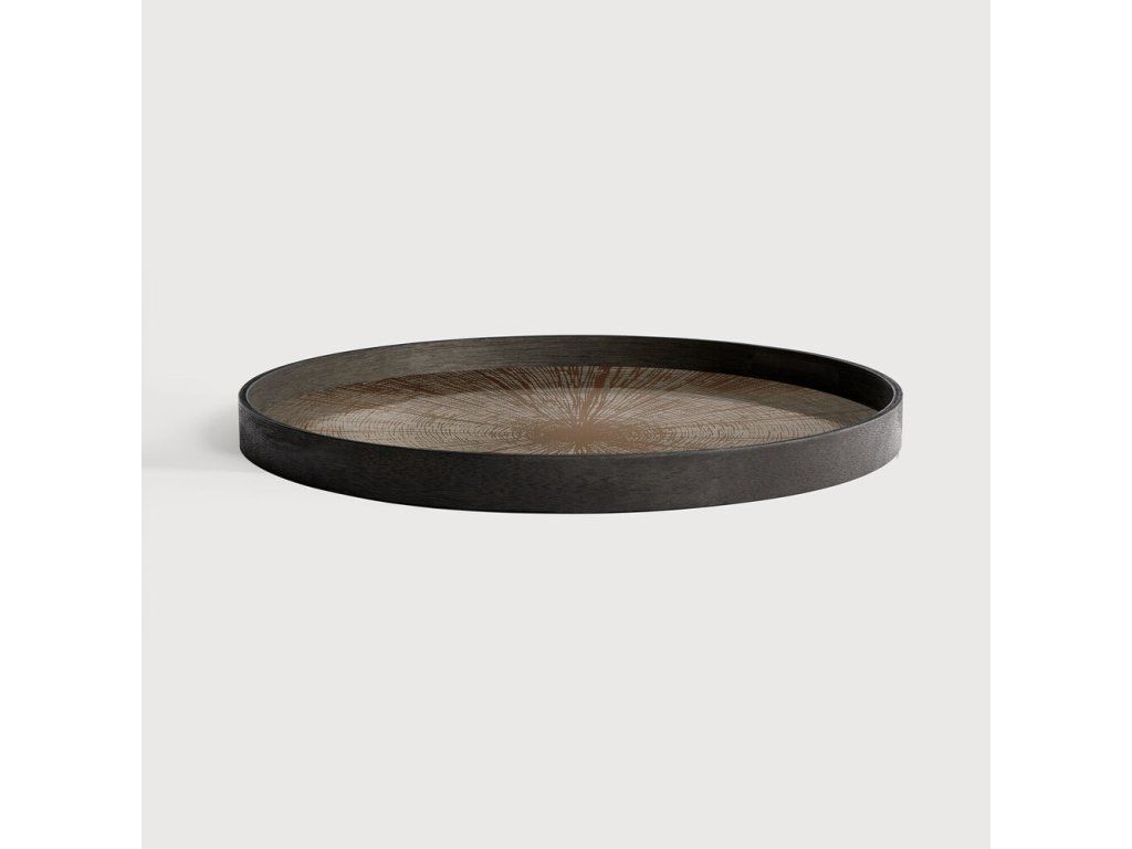 Tác Slice se zrcadlem, bronzový, ø 61 cm