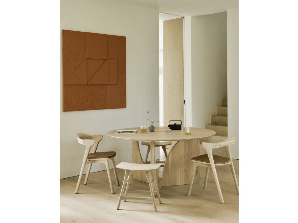 Jídelní stůl Geometric kulatý ø 150 cm – dub