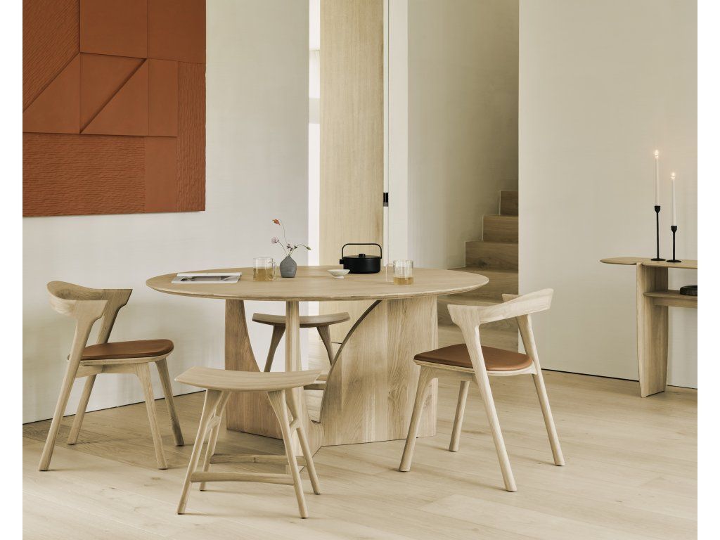 Jídelní stůl Geometric kulatý ø 150 cm – dub