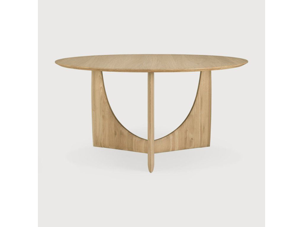 Jídelní stůl Geometric kulatý ø 150 cm – dub