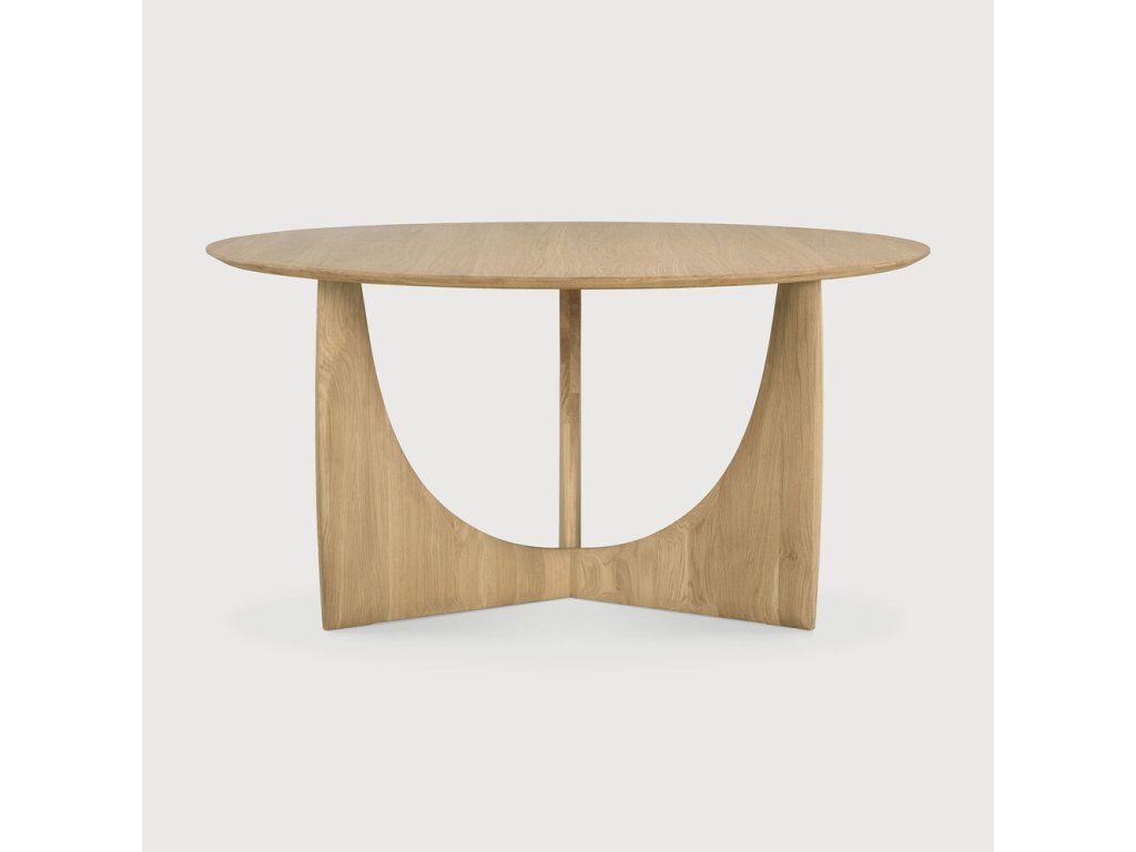 Jídelní stůl Geometric kulatý ø 150 cm – dub