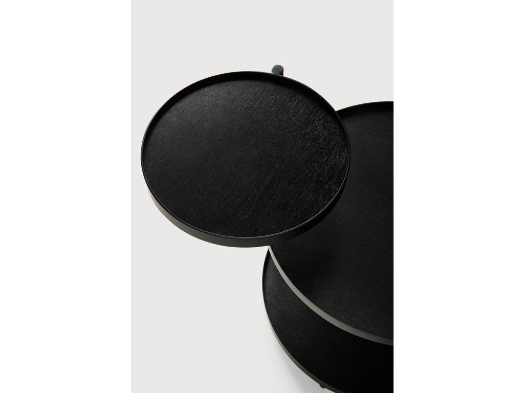 Odkládací stolek Swivel pro tácy, černý