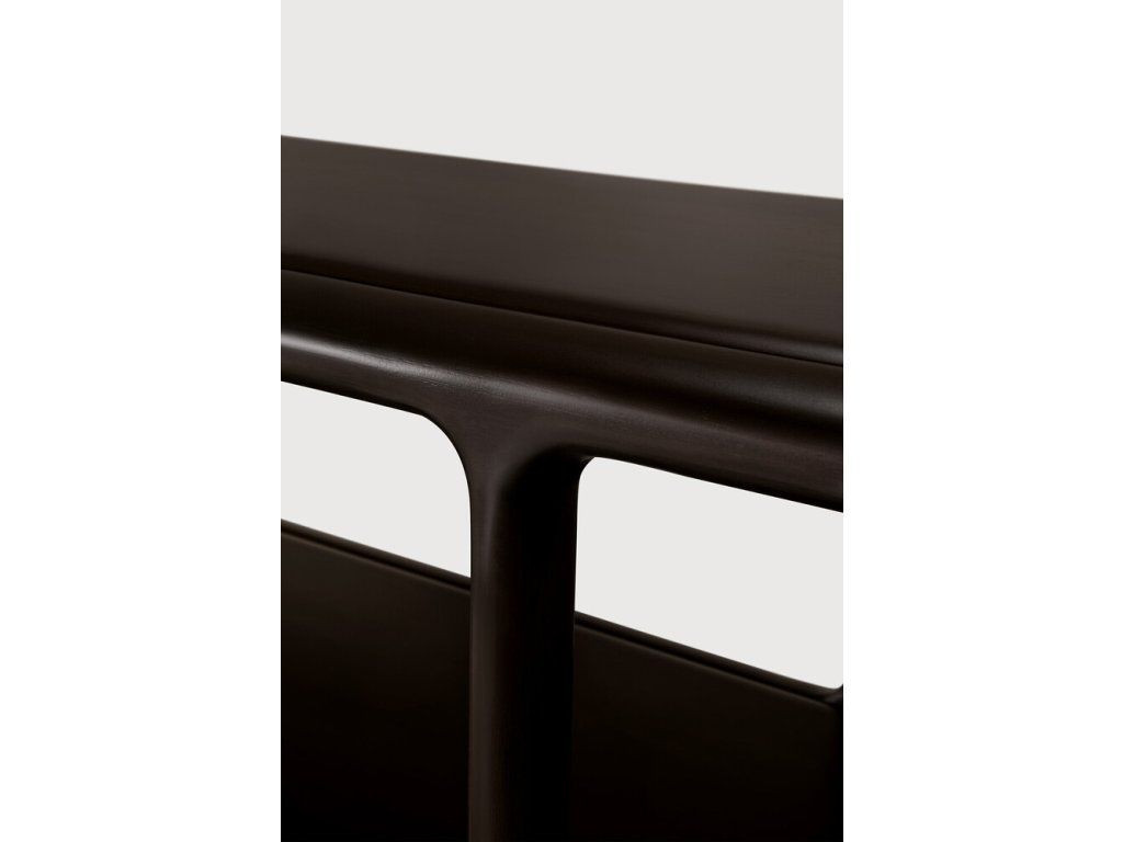 Nízký regál Eda 211 cm – mahagon rose brown