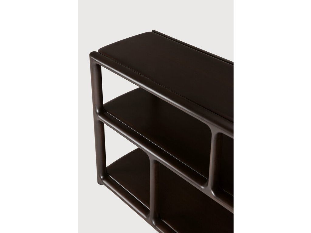 Nízký regál Eda 211 cm – mahagon rose brown