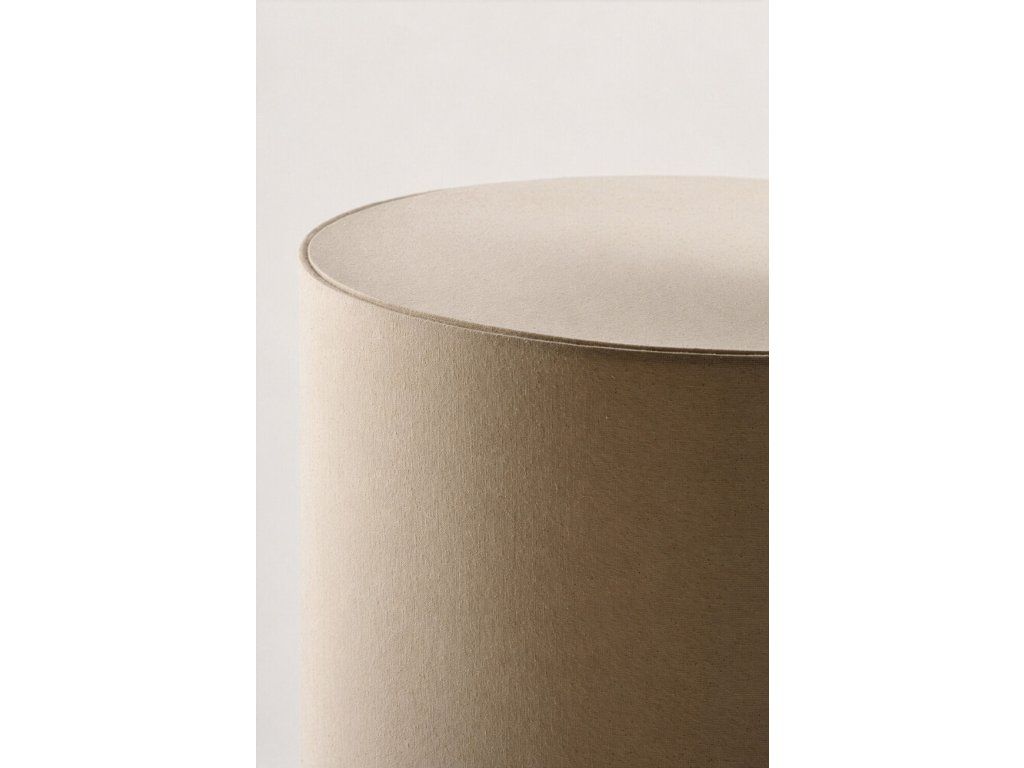 Stojací lampa Flow – mahagon rose brown, béžové stínidlo