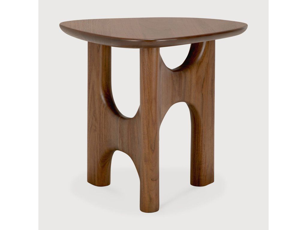 Odkládací stolek Flow – teak wild brown