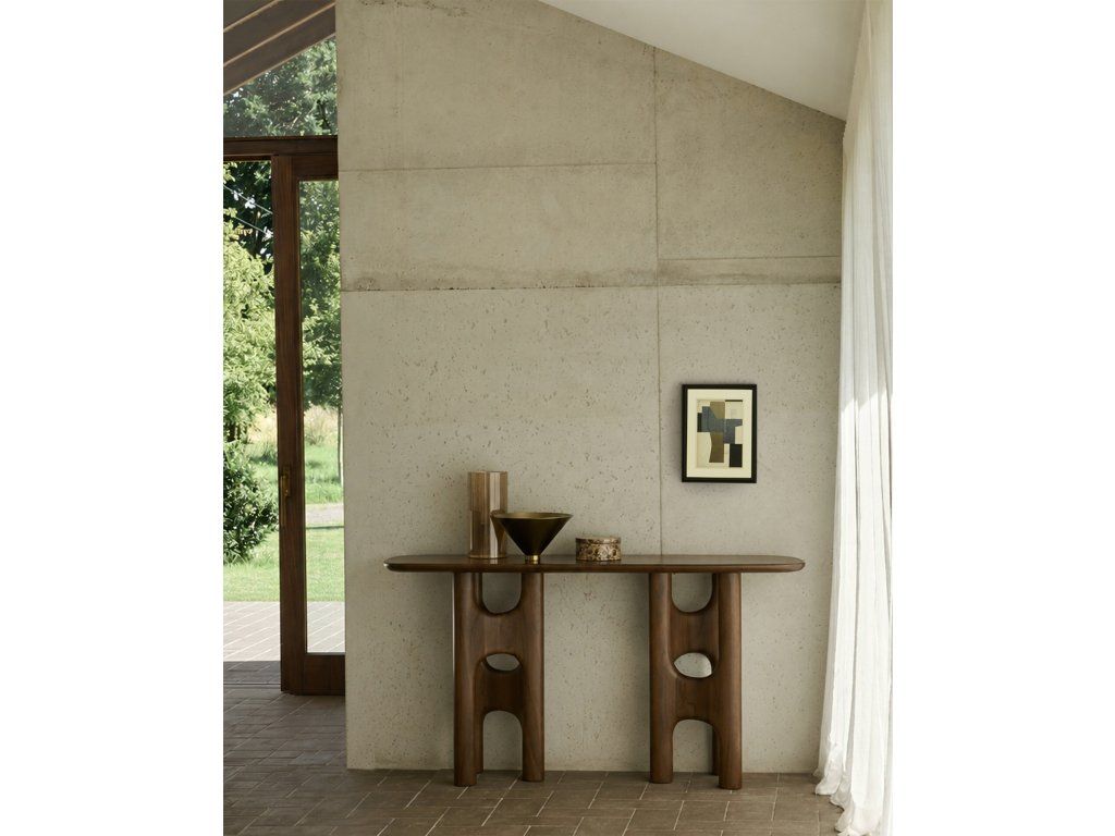 Konzolový stolek Flow 150 cm – teak wild brown