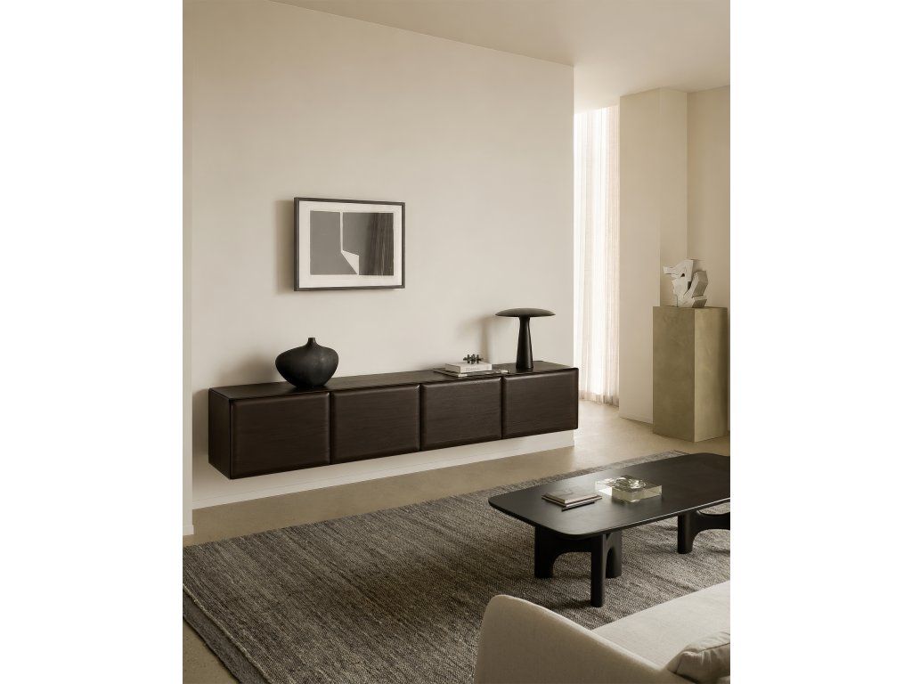 Závěsná komoda PI Light 225 cm – mahagon rose brown