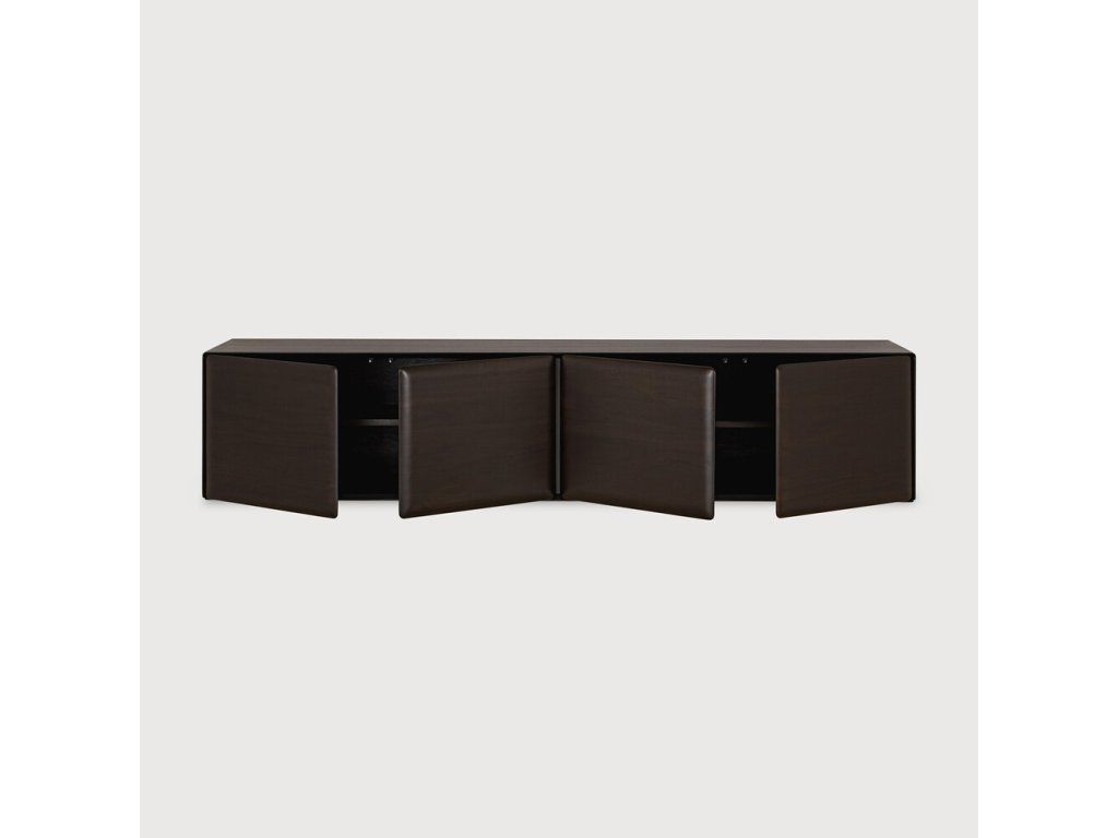 Závěsná komoda PI Light 225 cm – mahagon rose brown