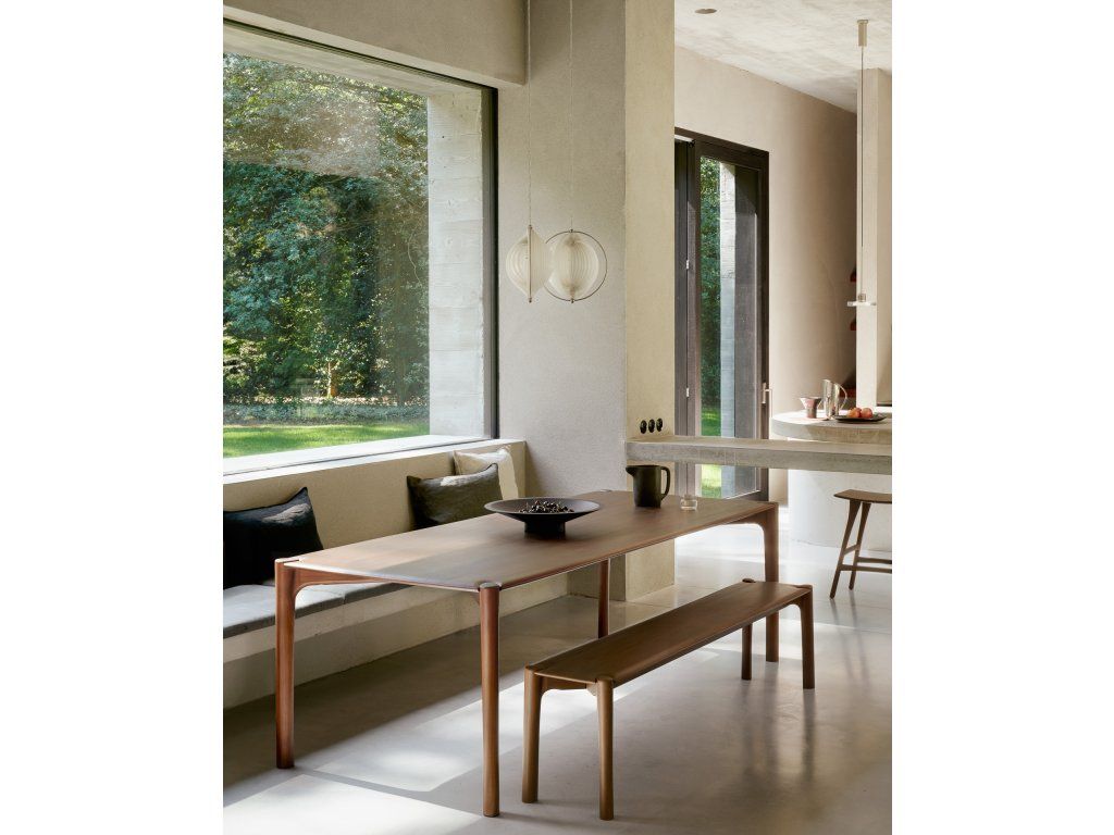 Jídelní stůl PI 220 cm – teak hnědý