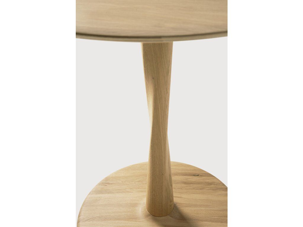 Jídelní stůl Torsion kulatý ø 127 cm – dub