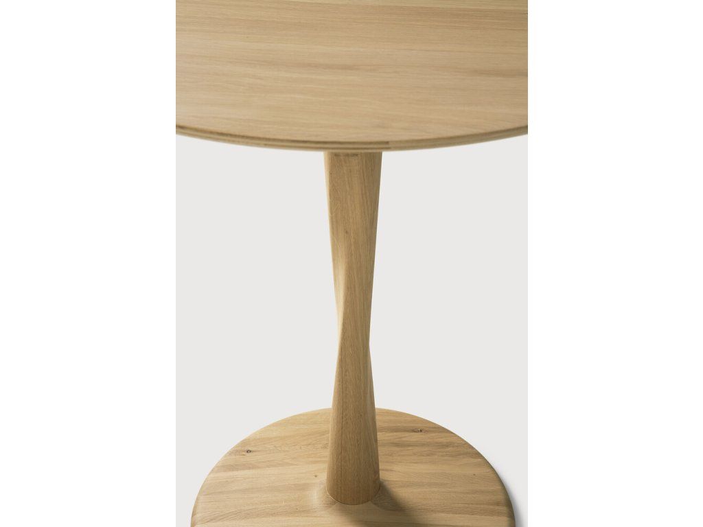 Lounge stolek Torsion kulatý ø 90 cm – dub